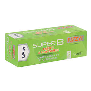 REVITE SUPER B ENERGY FIZZY TAB 10