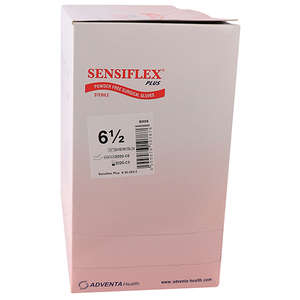 GLOVES LATEX PF SENSIFLEX 6.5 50