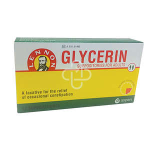 LENNON GLYCERINE SUPPOS ADULT 12