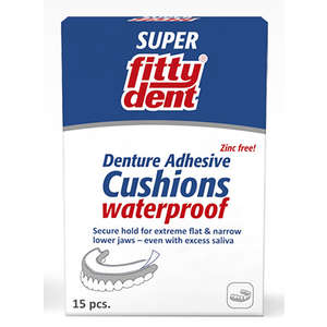 FITTYDENT ADHESIVE CUSHIONS 15 STRIPS