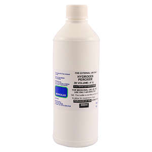 HYDROGEN PEROXIDE 20  500ML MEDICOLAB