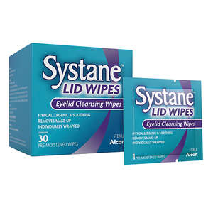 SYSTANE LID WIPES 30