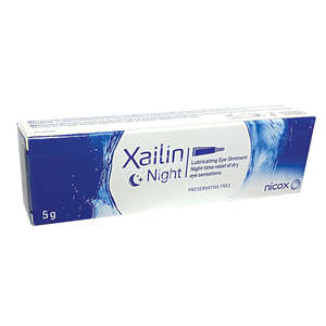 XAILIN NIGHT LUBRI EYE OINT 5G PRES FR