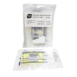 URINE COLLECTOR PAED 100ML 10PKT ~
