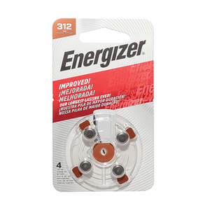 ENERGIZER Z/M H/AID BATTER 312 4EAX10X10