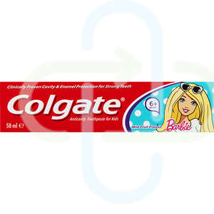 COLGATE KIDS 6+ YRS BARBIE TOOTHP 50ML