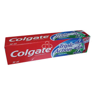 COLGATE TRIPLE ACTION TOOTHPASTE 50ML