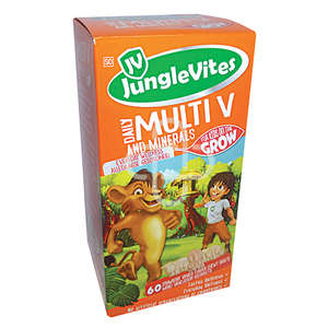 JUNGLEVITES MULTIV CHEW TABLETS 60