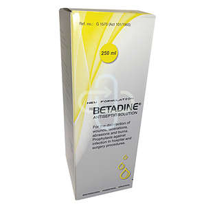 BETADINE ANTISEPTIC SOL 250ML