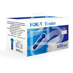 LANCET STERILE FORA 30G 100'S