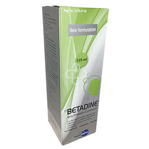 BETADINE MOUTHWASH & GARGLE 125ML