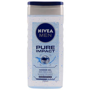 NIVEA MEN PURE IMPACT SHOWER GEL 250ML
