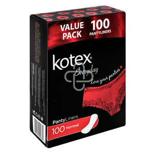 KOTEX PANTYLINERS REGULAR 100