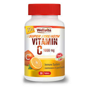 VITAMIN C 1000MG 30 TABS WELLVITA
