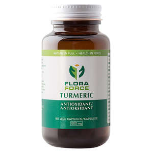 TURMERIC CAPSULE 500MG 60 FLORA FORCE
