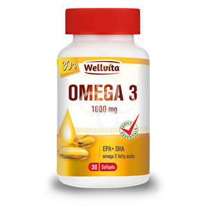 OMEGA 3 1000MG 30 SOFTGELS WELLVITA