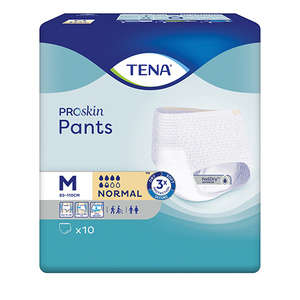 TENA PROSKIN PANTS NORMAL MEDIUM 10s