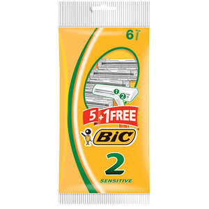 BIC 2 SENSITIVE POUCH 5+1