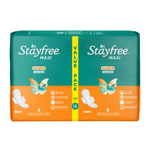 STAYFREE MAX THICK SUPER WINGS SCENT 16