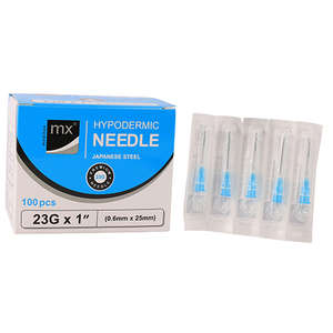 NEEDLE 23GX25MM MX 100 BLUE
