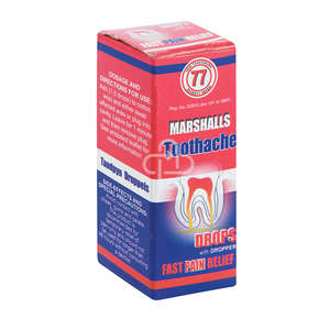 TOOTHACHE DROPS MARSHALLS 10ML  1