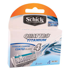 SCHICK QUATTRO TITANIUM REFILL 4
