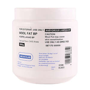 LANOLIN ANHYDROUS UNG 500G MEDICOLAB