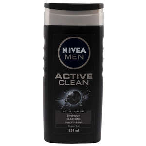 NIVEA FOR MEN SHOWER ACT CLEAN GEL 250ML