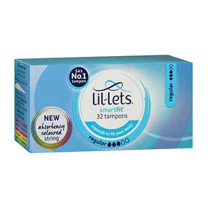 LIL-LETS REGULAR 32 TAMPONS
