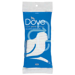 DOVE COTTON WOOL PLEATED 50G