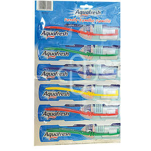 AQUAFRESH TOOTHBRUSH FAM HARD UNIV PK 6