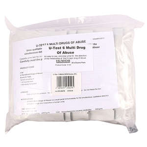 U-TEST DRUG 6 MULTI DRUGS OF ABUSE 25