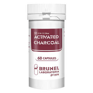 ACTIVATED CHARCOAL 200MG CAP 60 BRUNEL
