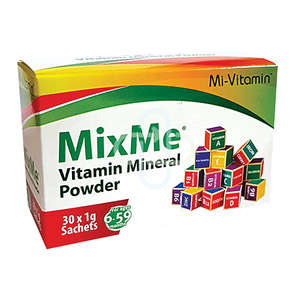 MIXME VITAMIN & MINERL PWD 1G X 30 SACH