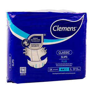 CLEMENS PLUS LARGE ADULT NAPPIES 14