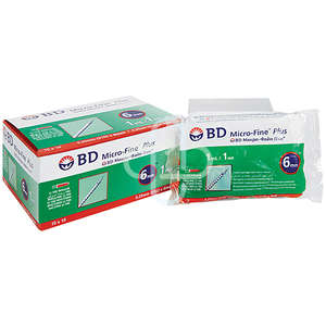 BD MICROFINE+ U100 1ML 31G 6MM 100~