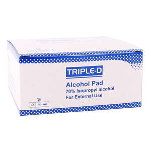 ALCOHOL SWABS TRIPLE-D 2PLY 200