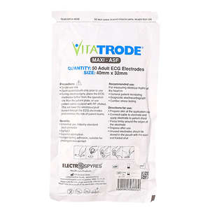 ECG ELEC VITATRODE MAXI-ASF 40X32MM 50