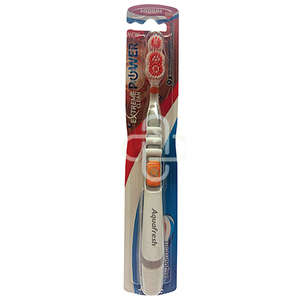 AQUAFR TOOTHBRUSH EXTREM CLEAN PWR MED 1