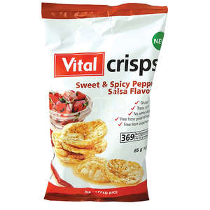 VITAL CRISPS SWEET & SPICY PEPR SALS 85G