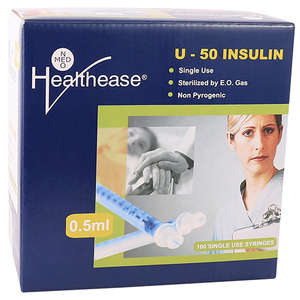 SYRI 0.5ML 29G INS FIXED NEED LF 100~