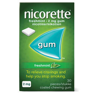 NICORETTE GUM FRESH MINT 2MG  30