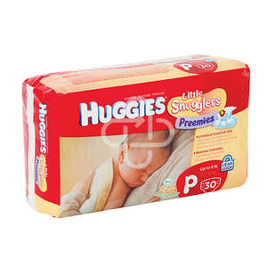 HUGGIES PREEMIES SIZE P   30 PCK