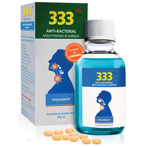 3CP 333 MOUTH & THROAT GARG SPRMNT 200ML