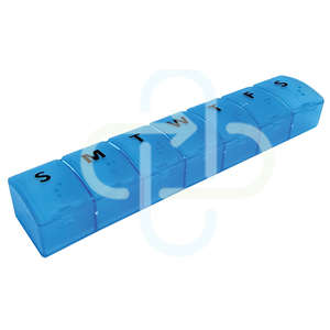 PILL BOX 7 DAYS 150X30X24MM 1