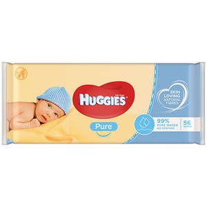 HUGGIES WIPES PURE 56