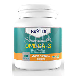 REVITE ORGANO OMEGA 3 1000MG VEGICAPS 90
