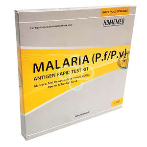 MALARIA  PF/PV RAPID TEST KIT 1 HOMEMED