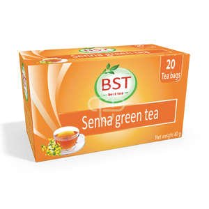 BST SENNA GREEN TEA 40G - 20 TEA BAGS