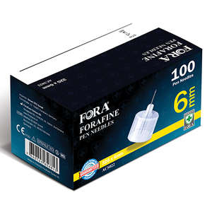 FORAFINE INSULIN PEN NEEDLE 32GX6MM 100